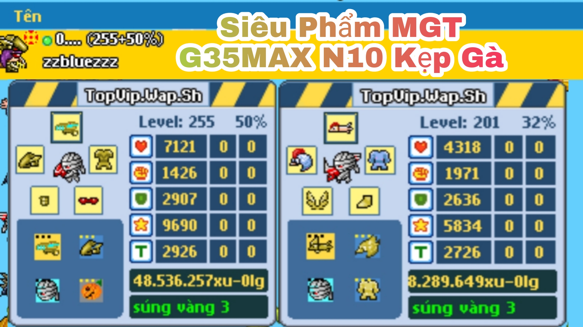 Hàng hiếm Magenta Lv255 Vàng 3 5Max Full Ngọc 10 Kẹp Gà 20x Giá Chỉ 359k